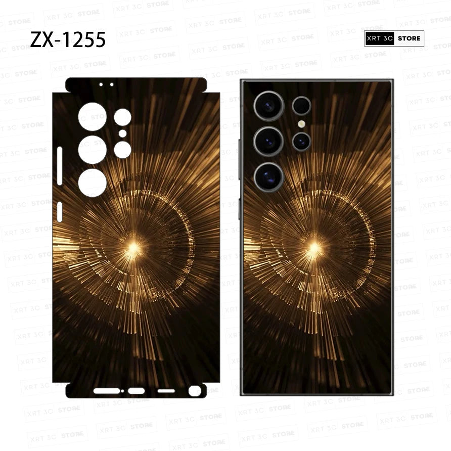 XRT Skin Sticker for Samsung Galaxy S24 S23 S26 S25 Ultra Note20 Decals Back Film Cover Screen Protector Wrap Ultra Thin