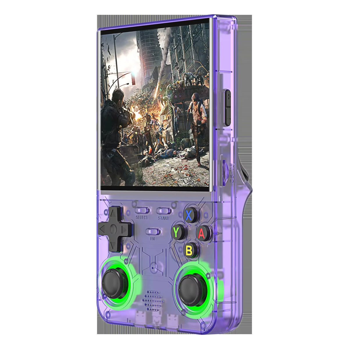 R36 Ultra New Retro Handheld Game Player 4.0" IPS Screen Emulator Hall Effect Open Source Wireless Gamepad Portable Kids Gift