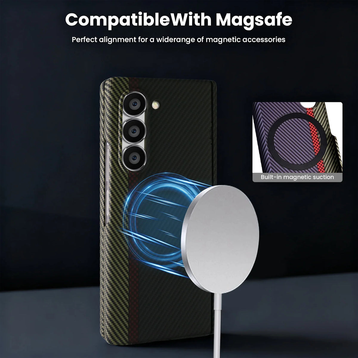 Suitable for Samsung Fold7/Fold6/Fold5/Fold4/Fold3 PC Skin-Feel Material, Transparent, High-End Dopamine Color Scheme