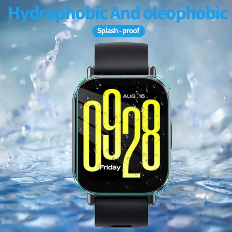 9H Premium Tempered Glass for Xiaomi Redmi Watch 5 Lite Active Smartwatch Screen Protector HD Clear Anti-scratch Protective Film