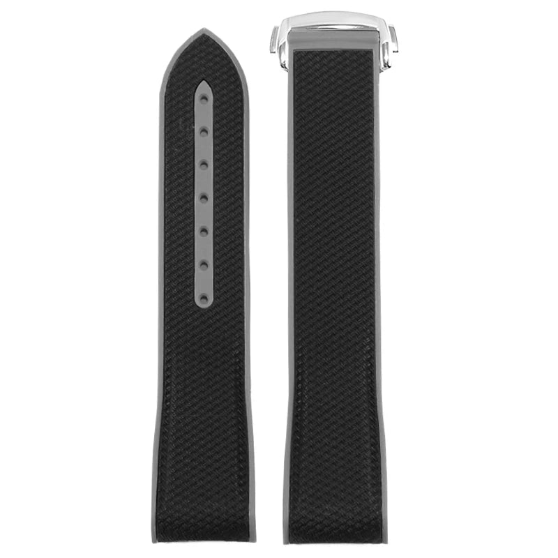 Strap for Omega X Swatch Joint MoonSwatch 20mm Curved End Silicone Rubber Band for Seamaster 300 Waterproof Sport Watch Bracelet