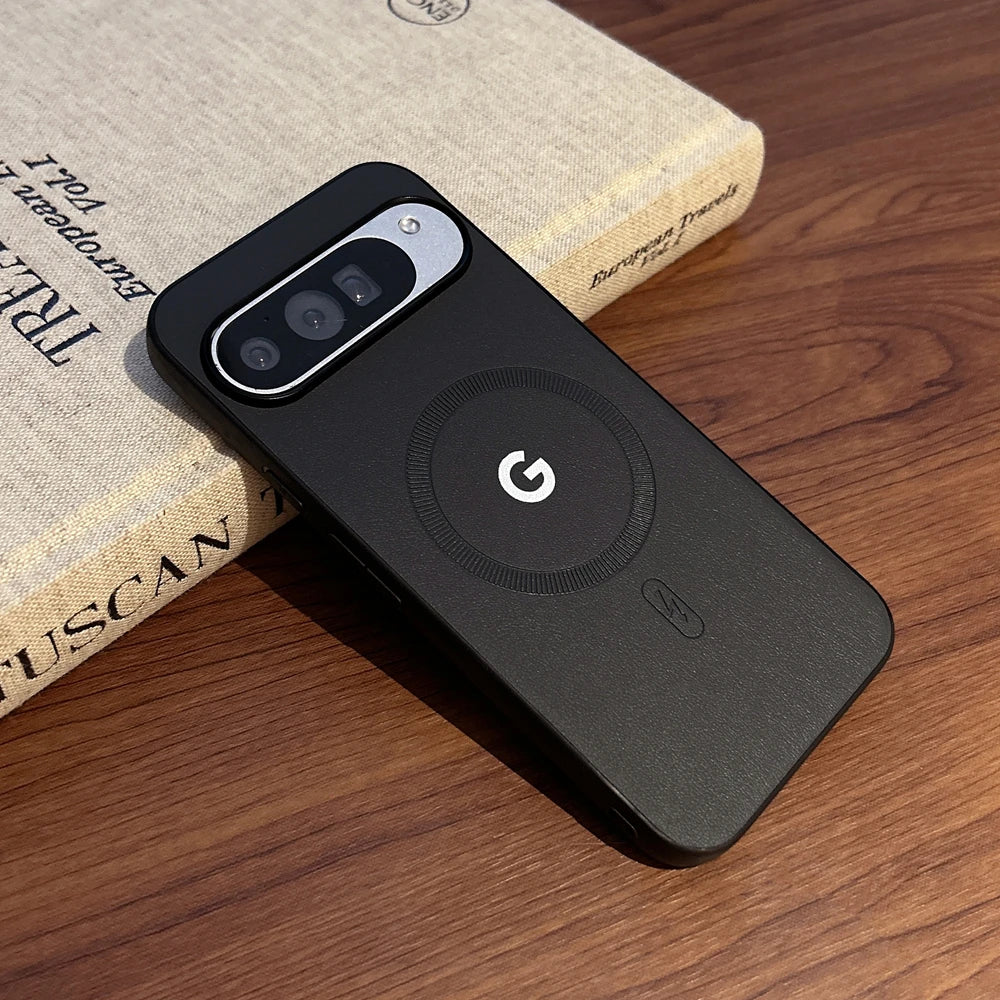 for Google 11 Pro for Magsafe PU Leather Case for Google Pixel 10 11 Pro XL 8 9 10A 9A 8A Magnetic Wireless Charging Slim Cover