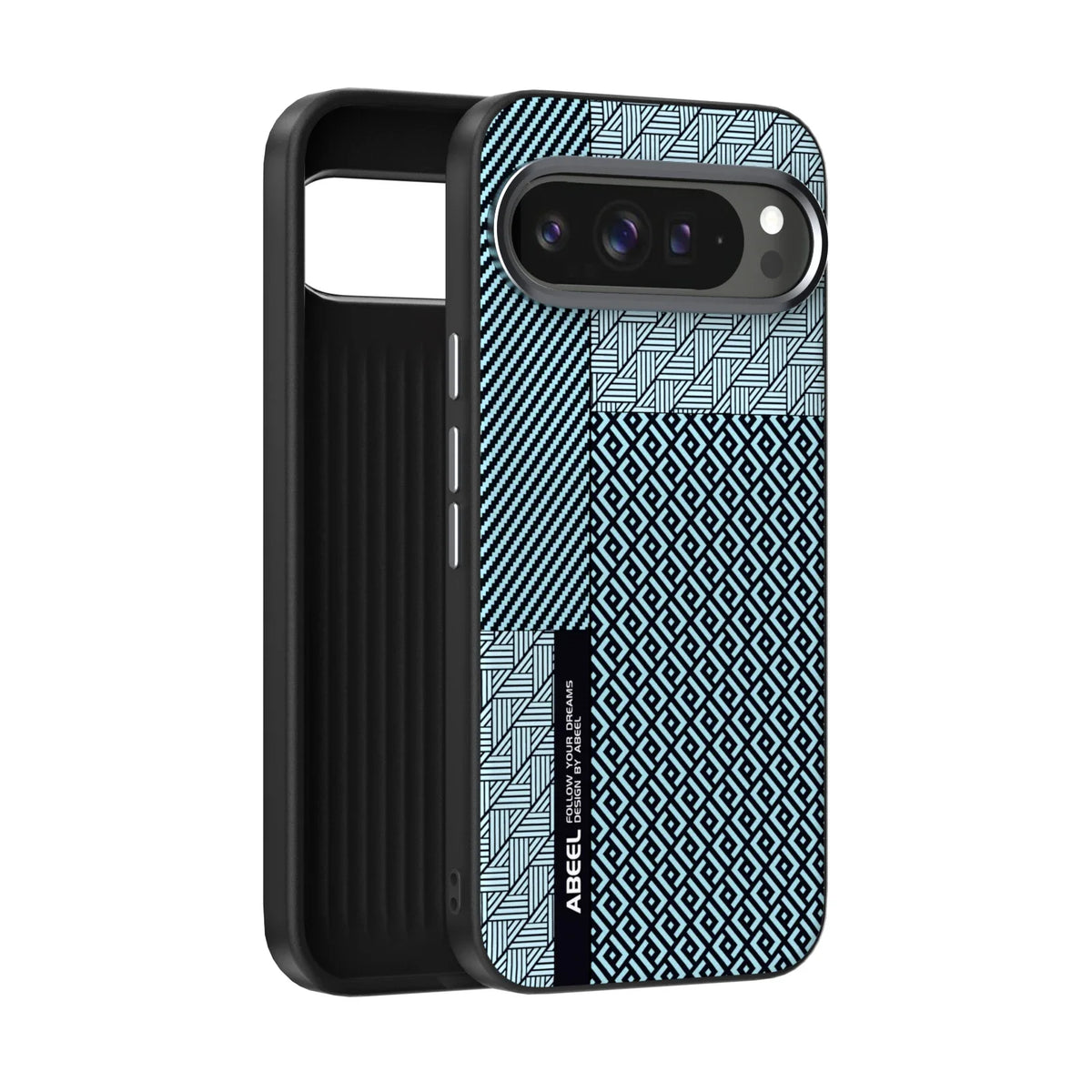Fashion Carbon Fiber Pattern Protective Case for Google Pixel 10 9 Pro XL Alloy Lens Magnetic Wireless Charger Shockproof Cover