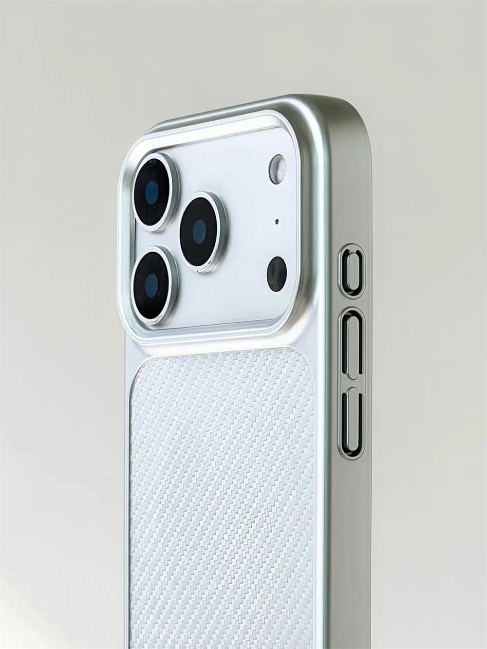 Luxury Business Carbon Fiber Pattern Hard PC Magnetic Case For iPhone 18 17 16 15 Pro Max For Magsafe Wireless Charging Cover