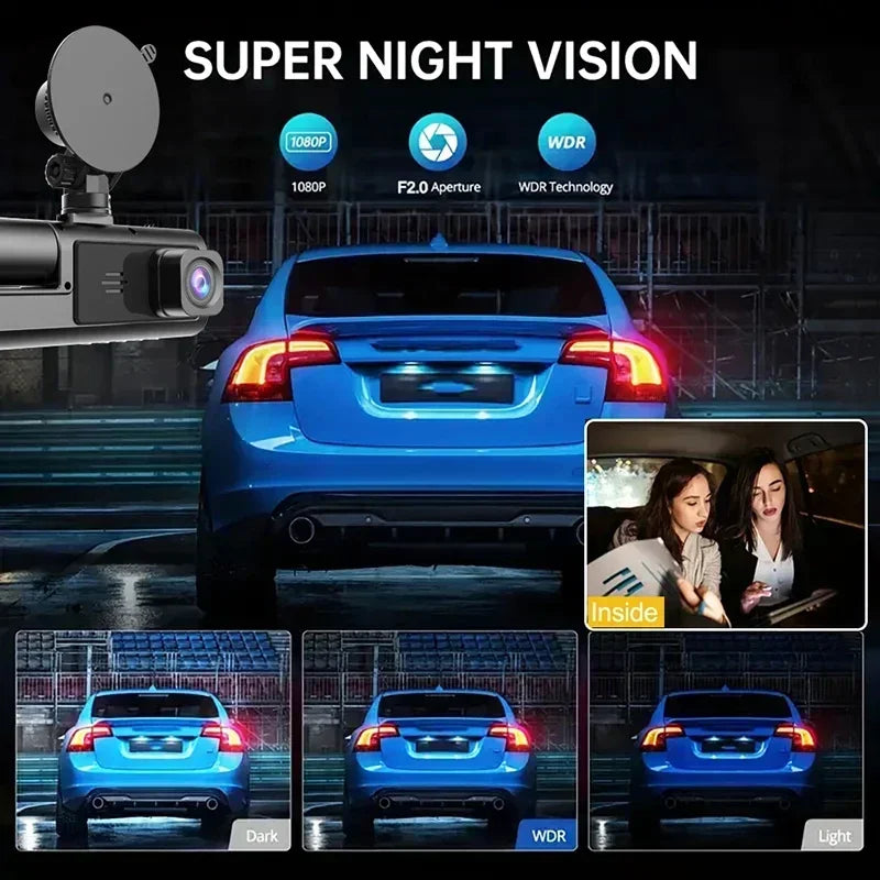 1080P Car Dvr WiFi APP 3/2Lens Dash Cam for Cars Camera for Vehicle Recorder Video Front and Rear Camera Night Vision Dashcam