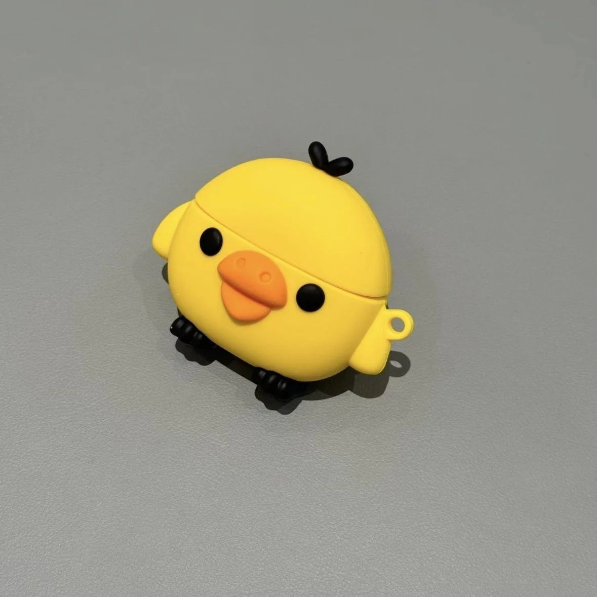 Kawaii 3D Yellow Chick AirPods Case Soft Silicone Shockproof Protective Cover Cute Cartoon Earphone Case For AirPods Pro 2/3/4