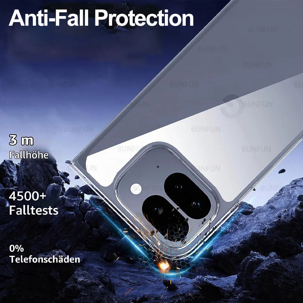 For Google Pxiel 11 Pro Fold 11ProFold 5G Crystal Clear Case Shockproof Hard PC Protect Cover Fundas Pixel11Pro Fold Phone Shell