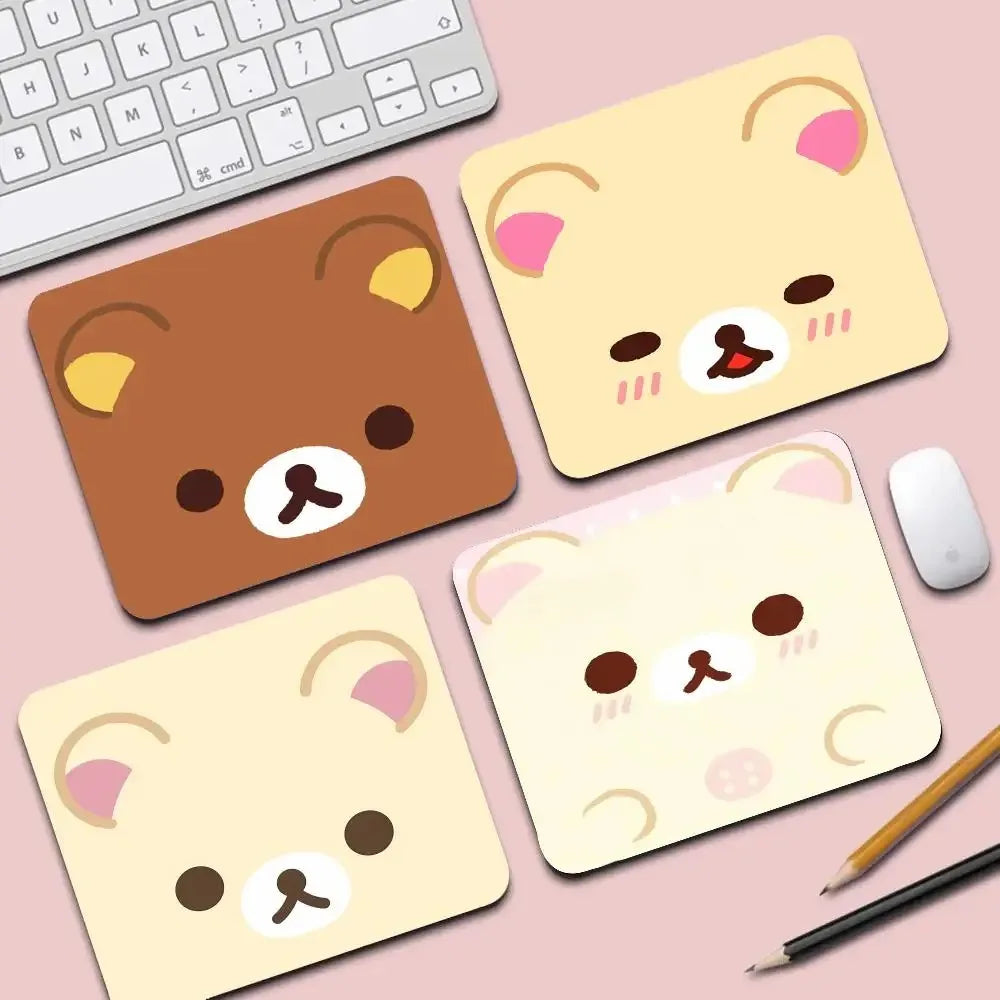 Lovely Rilakkuma Kawaii Pad Rubber Gaming Mousepad Gamer Stitching Dining Table Desk Mat PC Computer Keyboard Mat Mause Mice