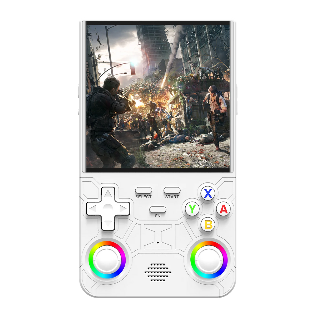 R36 Ultra Console Portable Retro Game 4‘’ IPS Screen Handheld Game Players Emulator Pocket Video Player 64G/128G