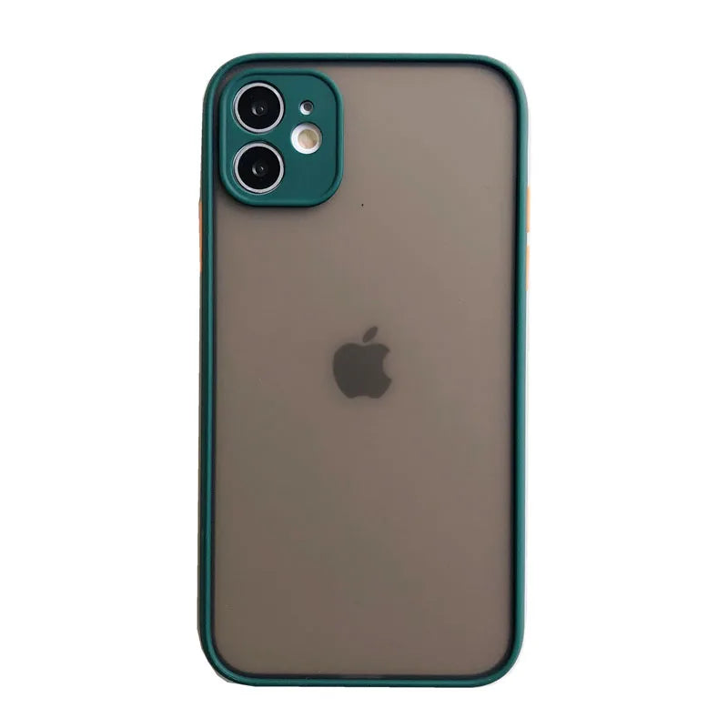 Matte Shockproof Phone Case For iPhone 18 17 Pro Max 16 13 15 11 12 14 Plus XS XR X 7 8 Plus Air Hard PC Back Fundas Cover