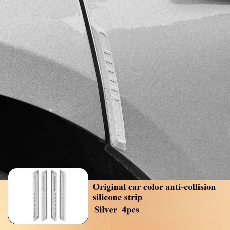 For Xpeng G6/G9 Car Door Anti-collision Strip Anti Scratch Silicone Shock Absorbing Protective Sticker Car Modification Supplies