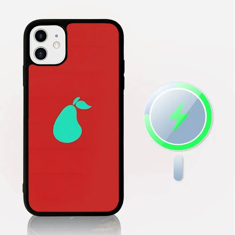 Icarly Pear Logo For Magsafe Case for iPhone 17 16 Pro Max 15 14 Plus 13 12 11 Wireless Charging Phone Cover