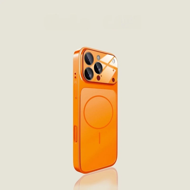 Luxury Acrylic Matte Phone Case For iPhone 11 12 13 14 15 16 17 Pro Max Air Plus Magnetic Bumper Back Cases Cover
