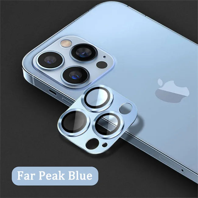 Metal Camera Lens Glass Protector for IPhone 14 13 15 Pro Max 12 Mini 14 Plus 14Pro 13Pro 15Pro i15 Glass Lens Cover Accessories