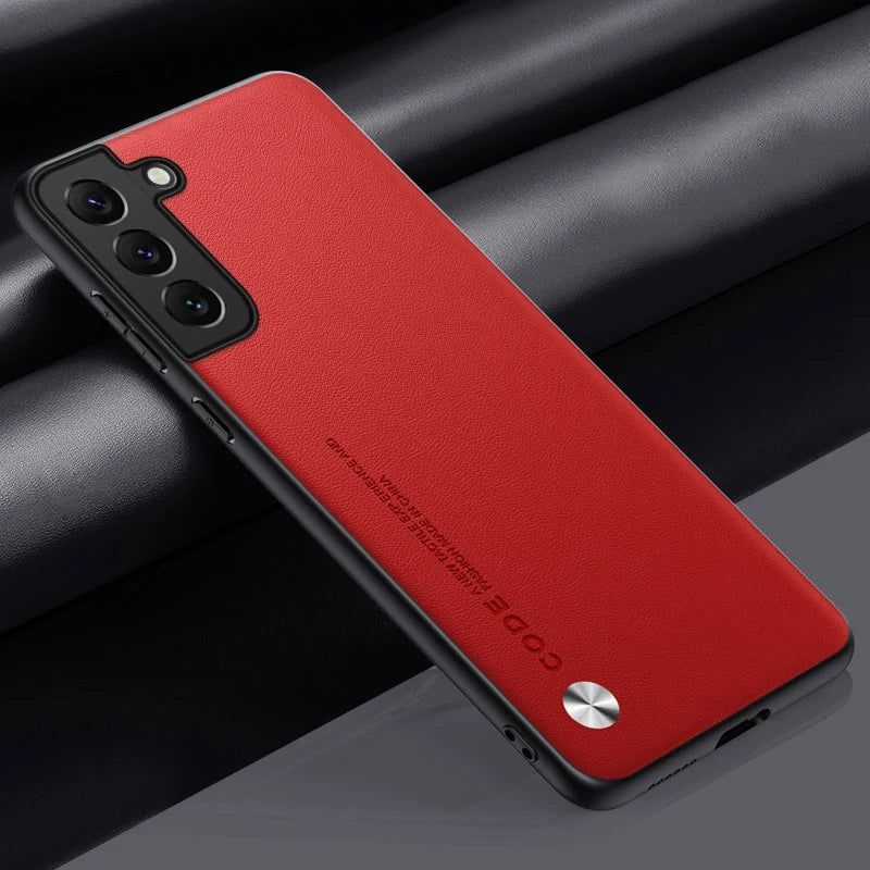 Luxury PU Leather Case For Samsung Galaxy S21 Plus S21 FE Back Cover Silicone Protection Phone Case For Samsung S21 Ultra 5G