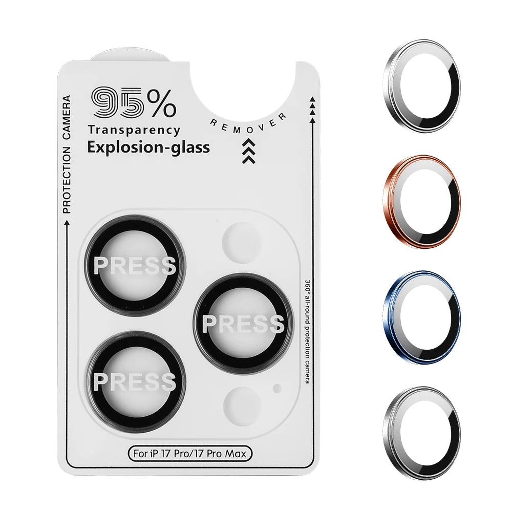 Camera Lens Ring Glass For iPhone 17 Pro Max 17 Air 17Pro Max Lens Screen Protector Tempered Glass For Apple iPhone 17 Pro Max