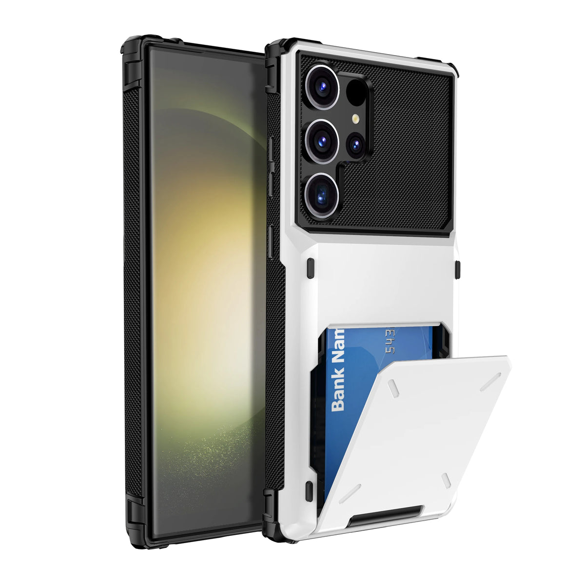 Flip Cards Solt Wallet PC Case For Samsung Galaxy S24 Ultra S23 Plus S22 S21 A15 A25 A35 A55 5G A16 A06 Armor Funda Stand Cover
