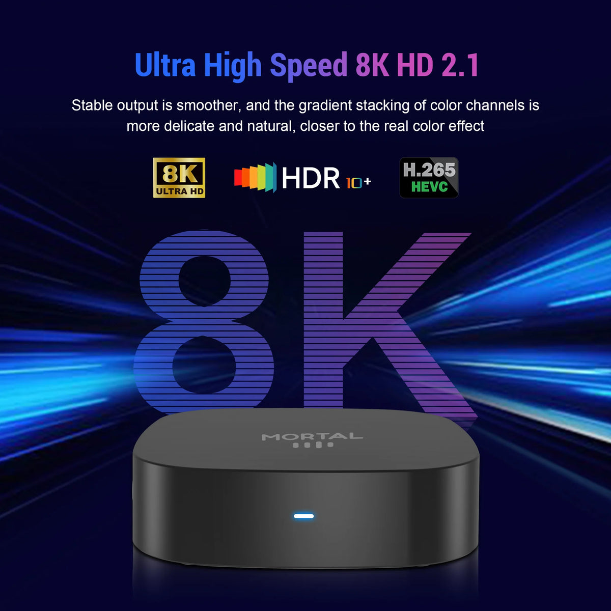 2026 Best-Selling Smart TV Box Android 16 Ultra HD Video Output Set-Top Box Supports BT5.4 Wi-Fi 6 Netflix Streaming Player T1+