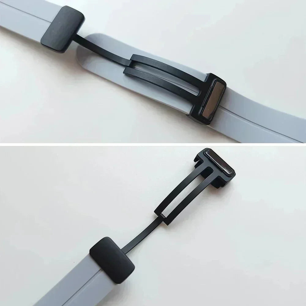 Magnetic Folding Buckle Band for MEVADEN Y22 SmartWatch Silicone Strap for MEVADEN Y22 Watchband Bracelet