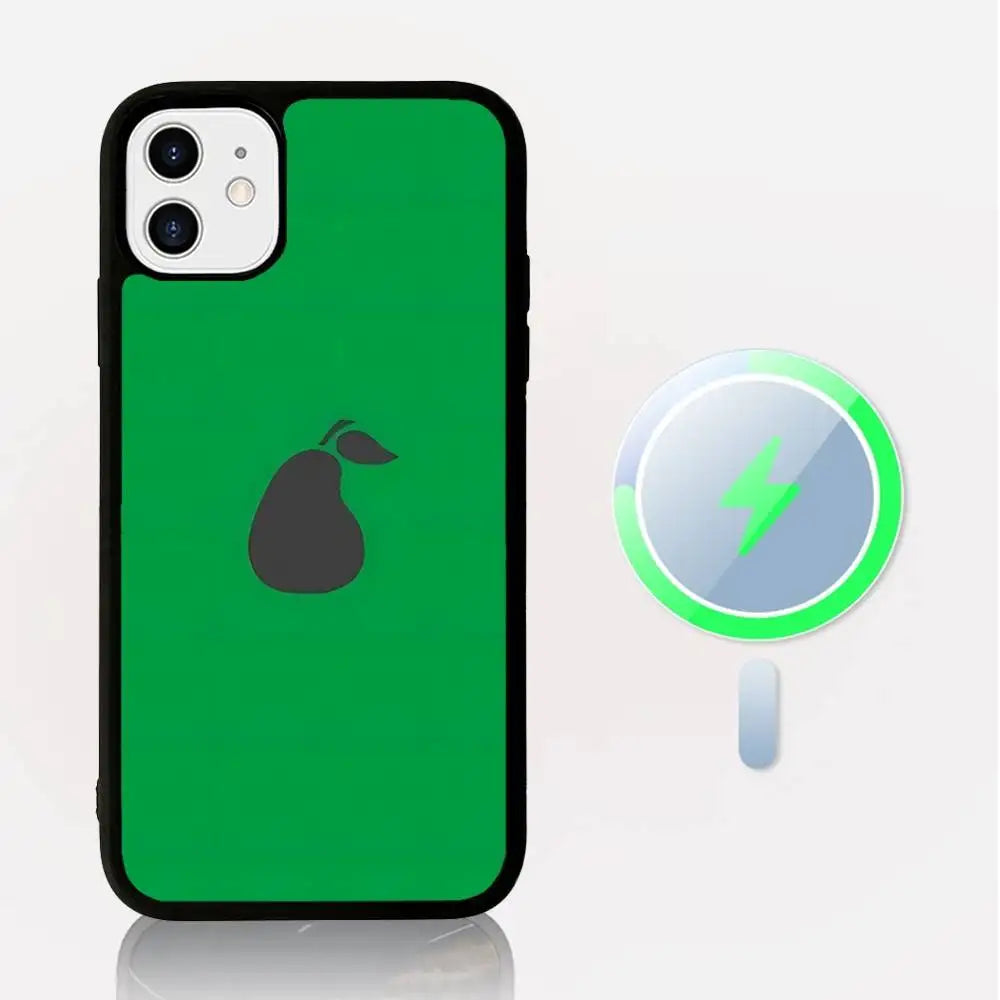 Icarly Pear Logo For Magsafe Case for iPhone 17 16 Pro Max 15 14 Plus 13 12 11 Wireless Charging Phone Cover
