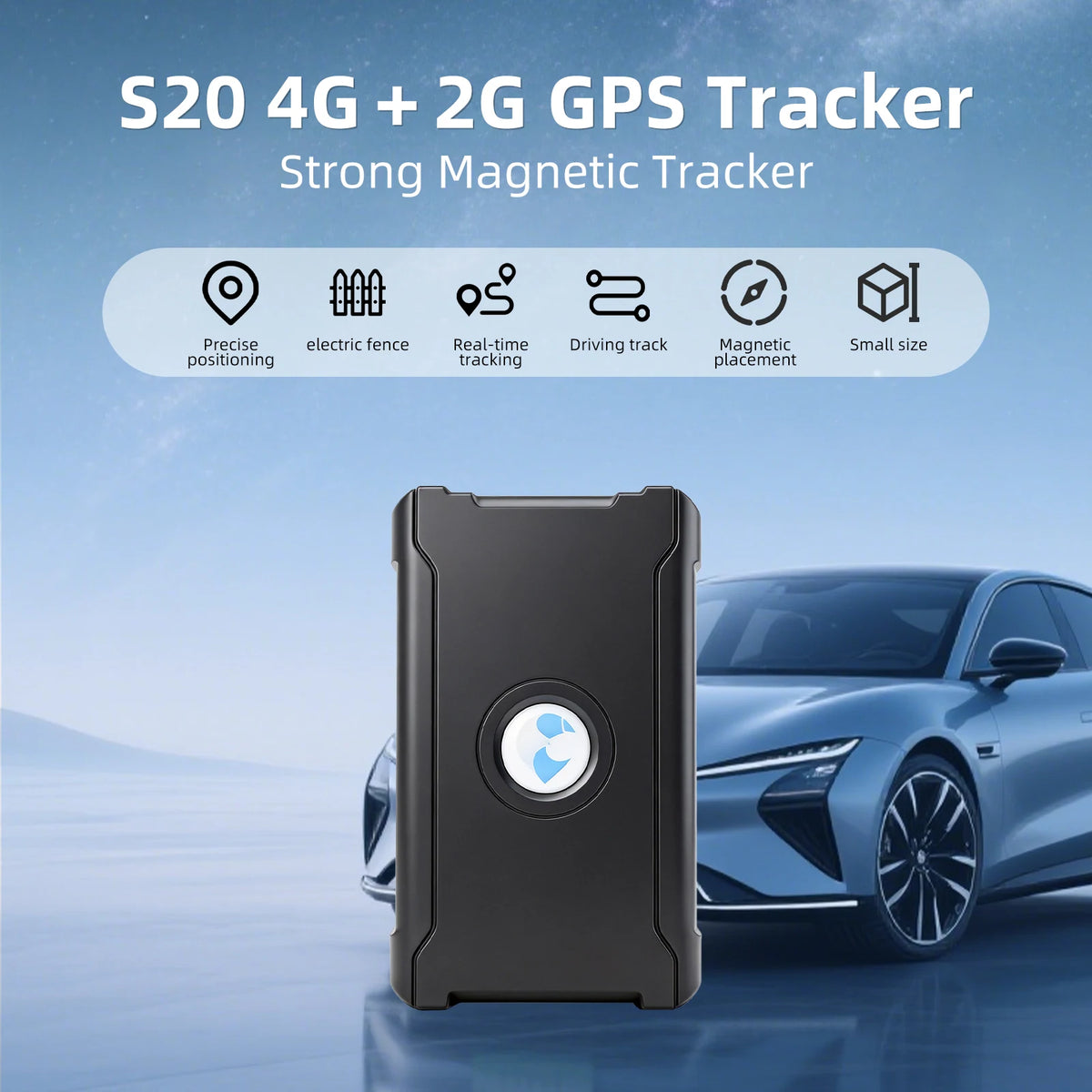 2026 Best 4G Mini GPS Tracker Car GPS Tracker Magnet Tamper Alert Mini GPS Locator With Online Tracking Software