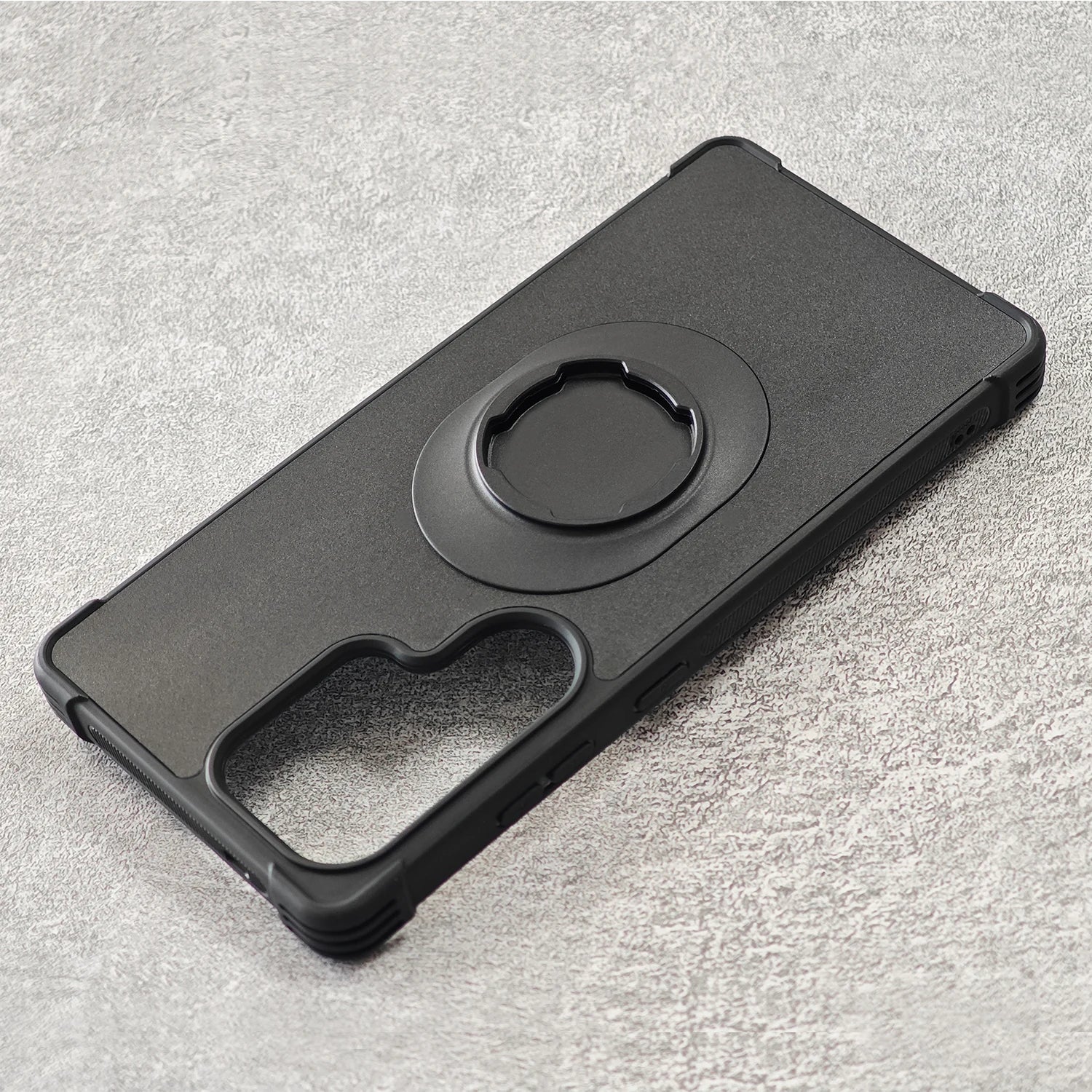 Shockproof Case for Samsung Galaxy S24/S25/S26 U/Plus Ultra fit Quad-style Motorcycle/Bike Holder/Car Mount with Lock-in Design