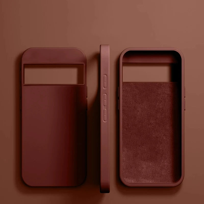Luxury Original Liquid Silicone Phone Cases For Google Pixel 8 6 7 Pro 6A 7A Case For Google Pixel 8 7 Pro Shockproof Soft Cover