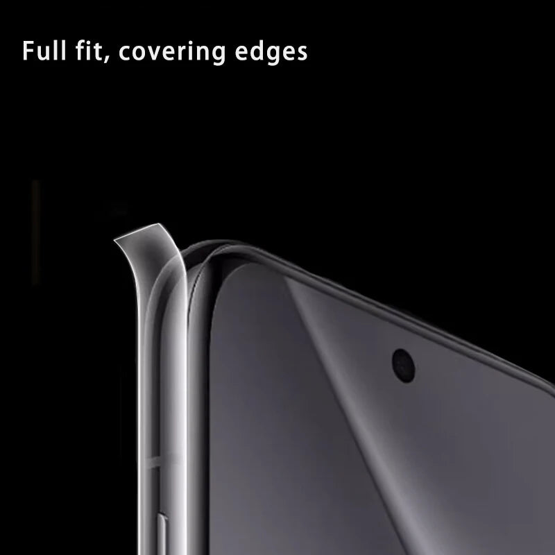 For OPPO Reno 15 14 13 Pro Max 15c Wrap Edge Soft TPU Ultrathin Scratch Repair HD/Matte Back Hydrogel Film Full Cover Protector