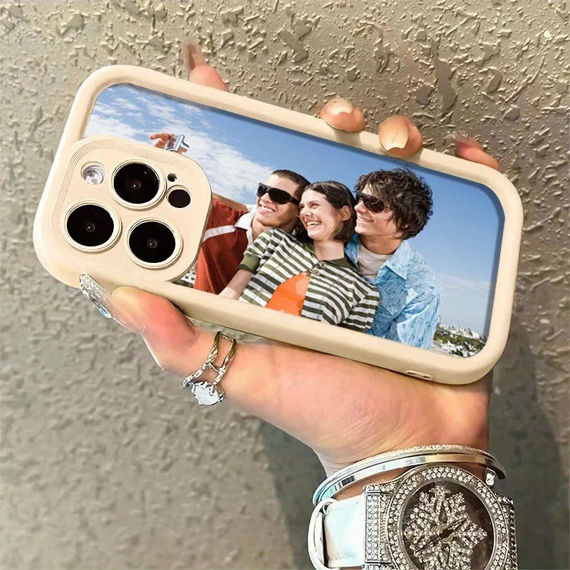 DIY Personalized Photos Customized Frosted Case For iPhone 16 15 14 13 12 11 Pro Max SE 2020 2022 XS XR MAX Back Cover Cases