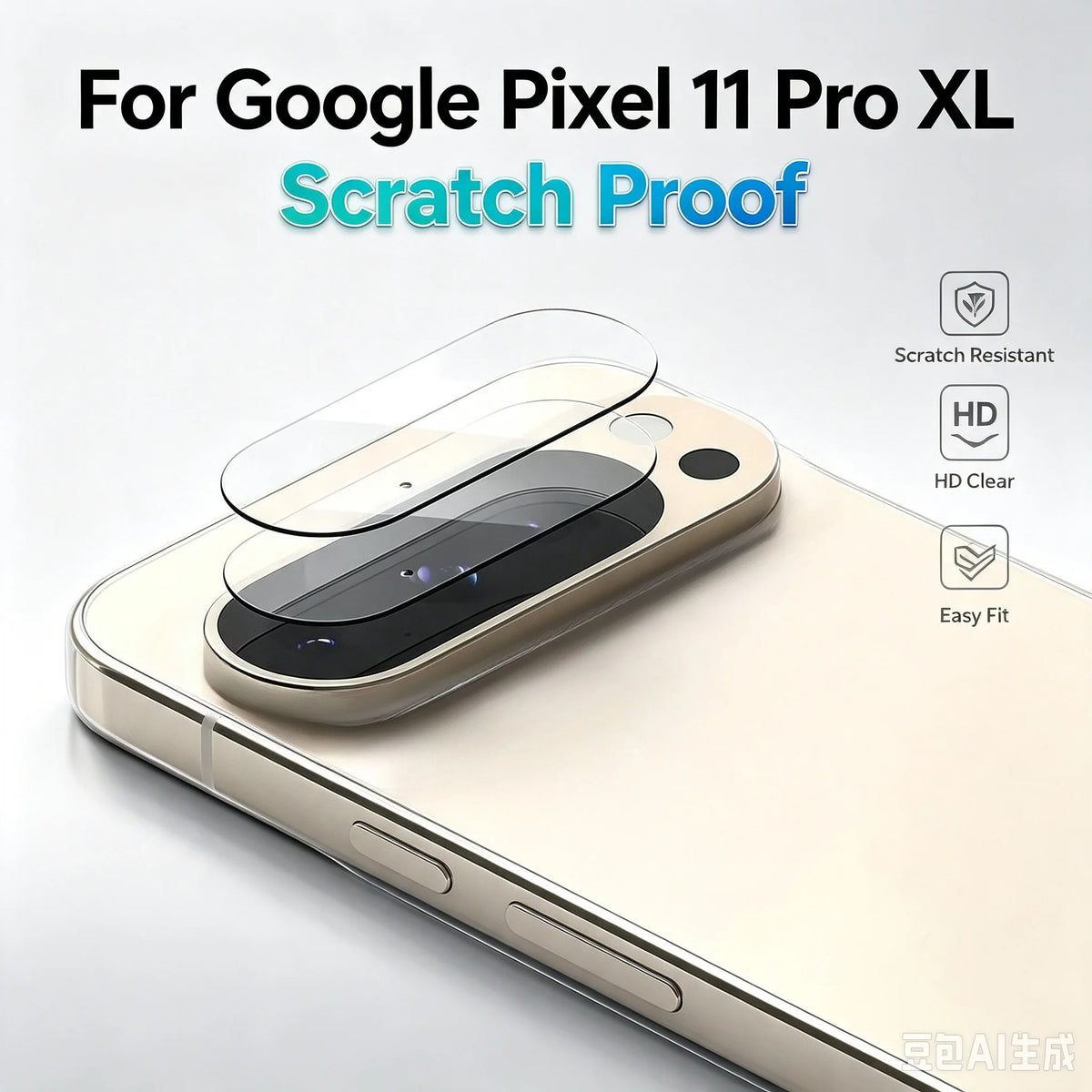 1-3Pieces for Google Pixel 11 10 9 A 8 Pro XL 5G 9H HD Clear Back Camera Lens Screen Protector Rear Glass Multi-Layer Cover Film