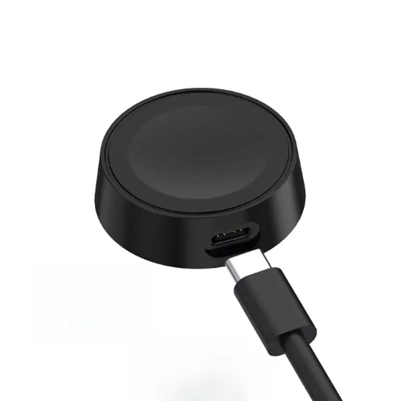 Mini Watch Wireless Charger Type C Cable Keychain Pad for Samsung Galaxy Watch 7 6 5 Classic Pro 4 3 Active 2 Fast Charging Dock