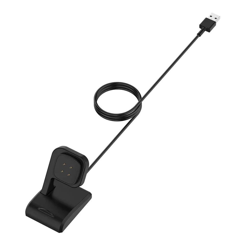 Charging Cable For Fitbit Versa 3 4 /Fitbit Sense 2 Smart Watch Replacement USB Charger Dock Station Power Adapter