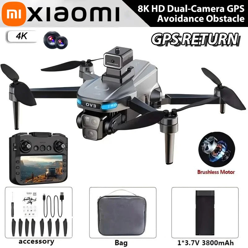 Xiaomi SG901 MAX GPS Drone Professional 8K Aerial HD Avoiding Obstacle with Larger Screen Remote Control Folding Brushless Drone
