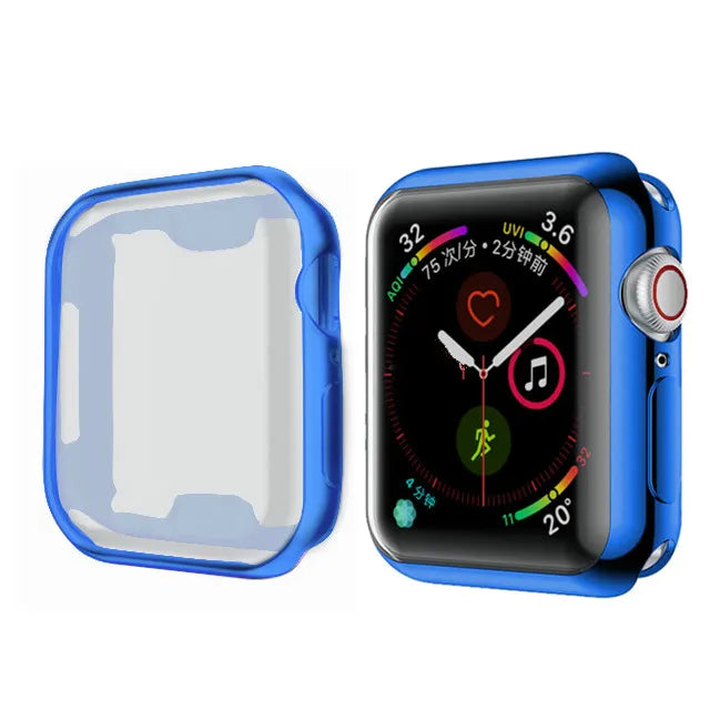 Cover For Apple Watch Ultra 3 2 1 49mm TPU Full Screen Protector Case iWatch Series 9 8 7 6 5 4 SE 45mm 41mm 44mm 40mm 42mm 38mm