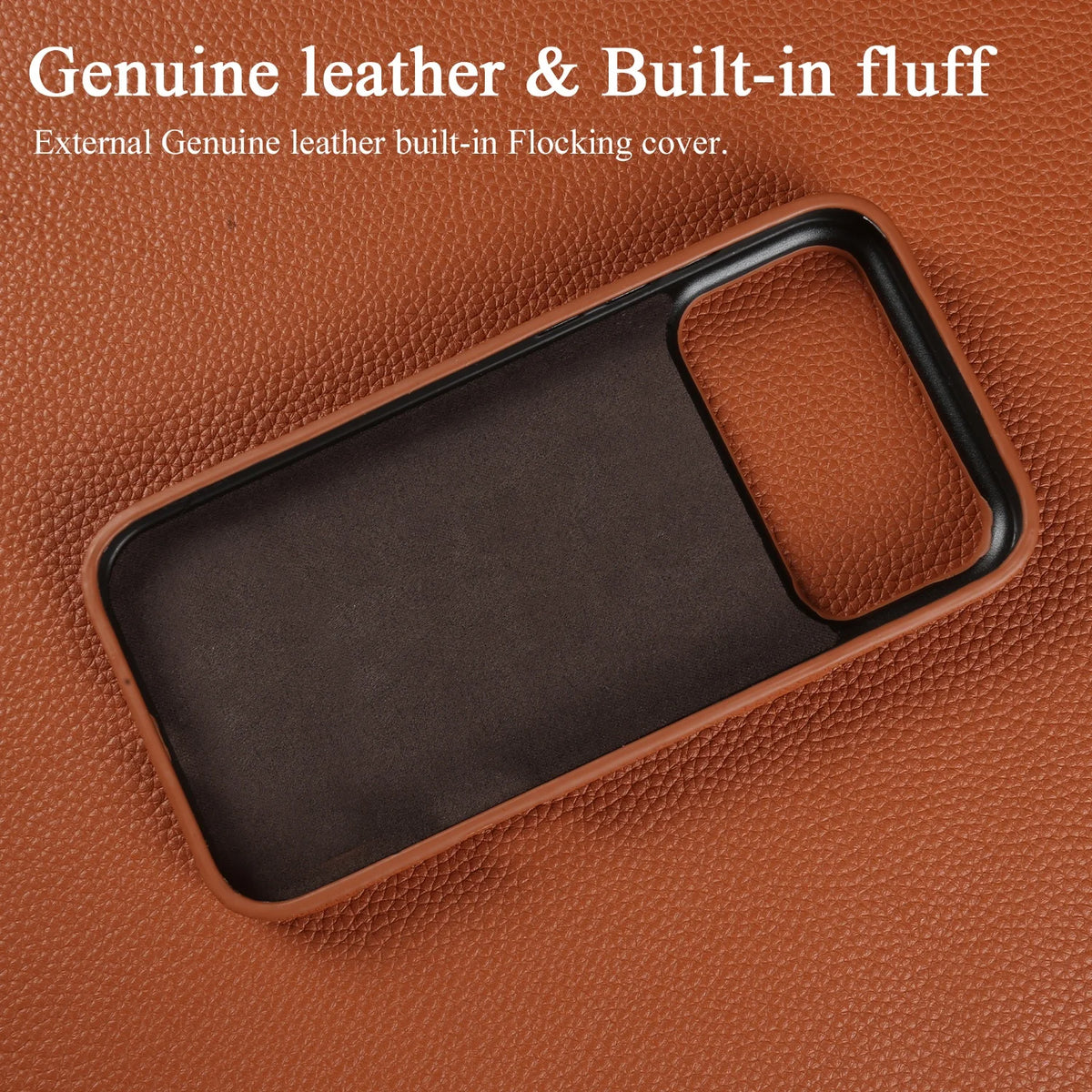 Litchi Genuine Leather Case for iPhone 17 Pro Max 16 15 14 13 12 11 For Magsafe Luxury Genuine Leather Handmade Phone Cover