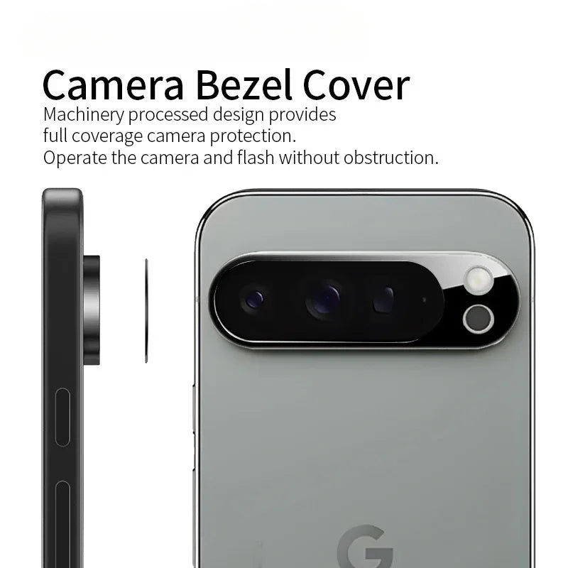 1-2Pcs 3D Premium HD Black Camera Lens Tempered Glass Protector For Google Pixel 11 10 9 Pro XL 10A 9A 9H Anti-Scratch Lens Film