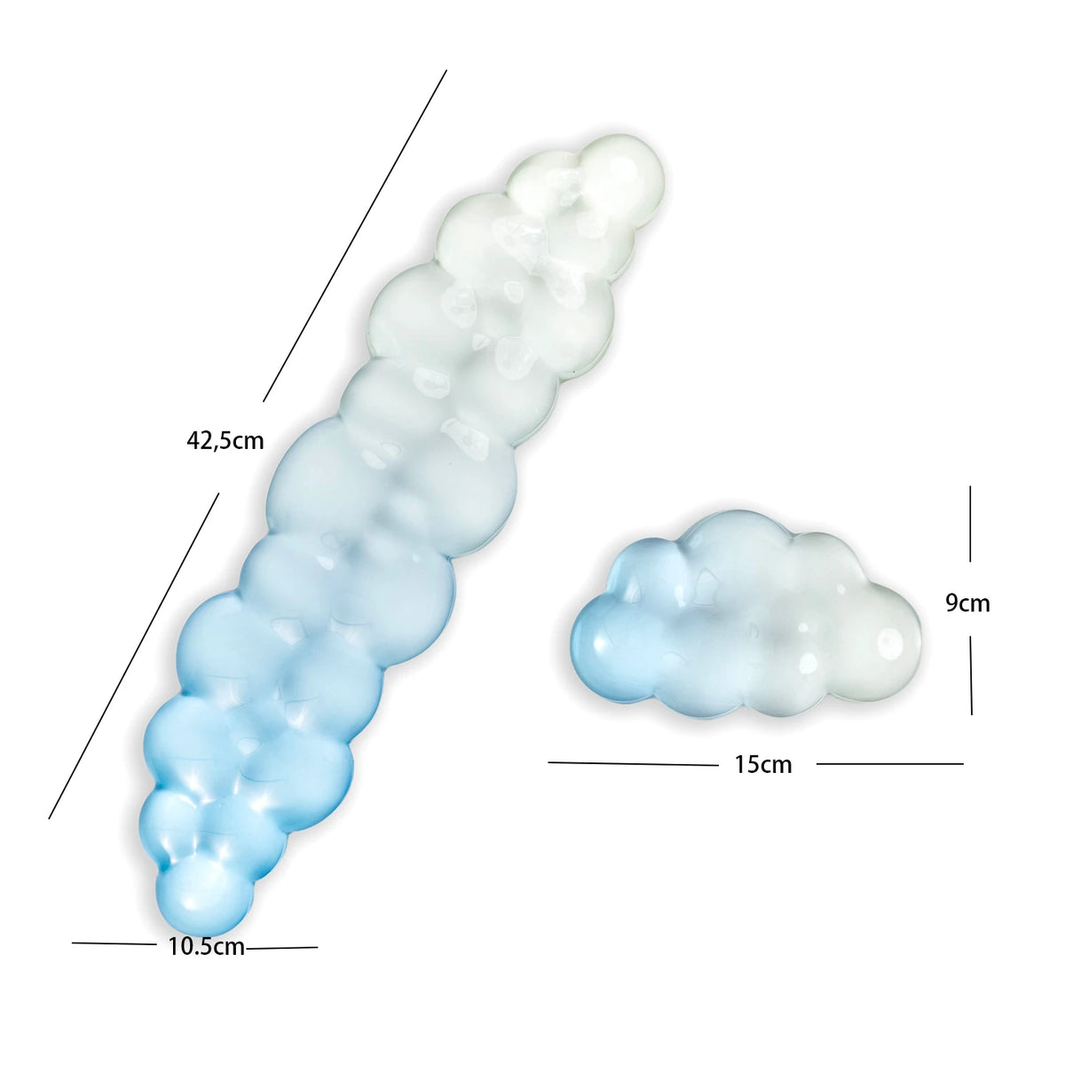 Cute Cloud Ergonomic Wrist Rest Silicone TPU Keyboard Mouse Pad Pressure Relief Comfort for Office Gaming Laptop Desktop Gift