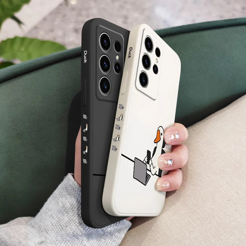Work Hard Phone Case For Samsung Galaxy S25 S24 S23 S22 S21 S20 S10 S10E Ultra Plus FE Note 20 Ultra Plus Cover
