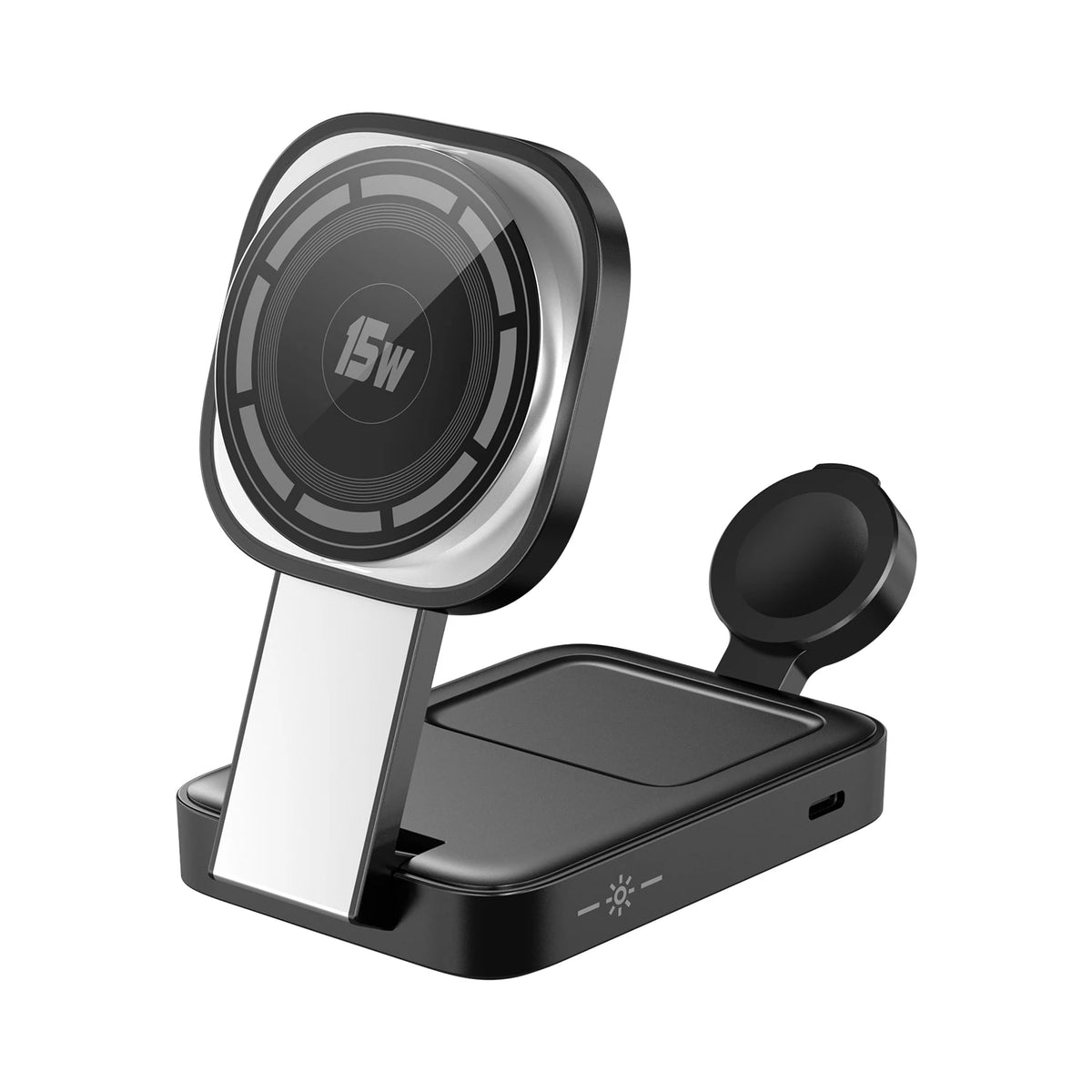 3 In 1 Magnetic Wireless Charger Stand Pad For Magsafe iPhone 16 15 14 13 12 Pro Max Apple Watch Airpods Fast Charging Station