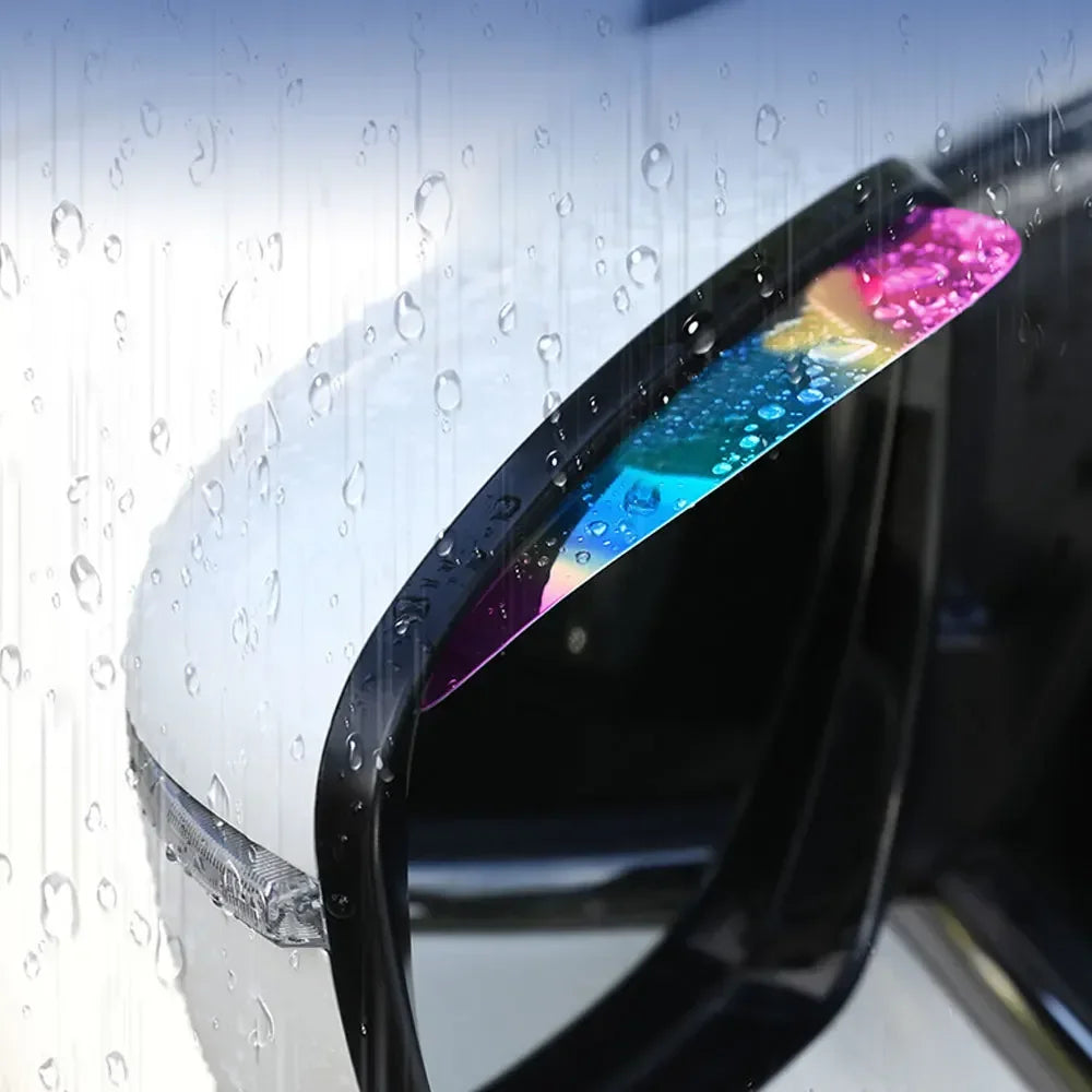 2Pcs Colorful Car Rearview Mirror Rain Eyebrow Best-selling Cars Rear View Mirrors Rainproof Snow Shield Cover Auto Accessories