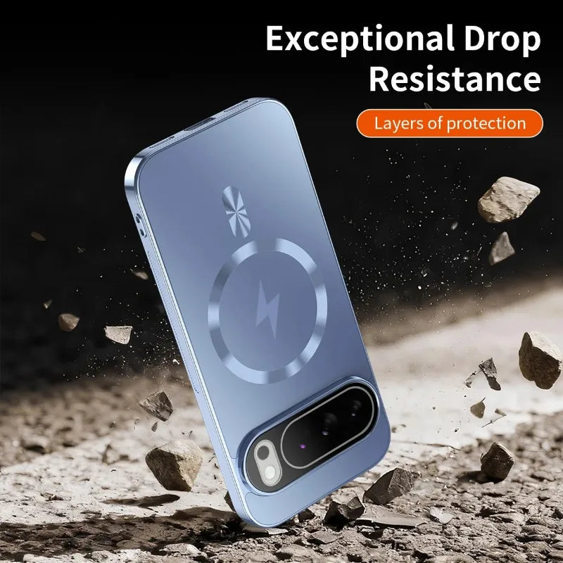 Magnetic Case for Google Pixel 10 9 ProXL 8 7 6 Pro 9A 8A 7A 10Pro AG Nano Matte Lightning Cover Protective Shockproof Cover