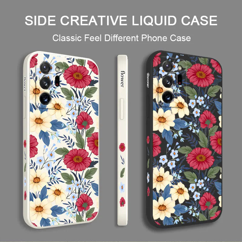 Spring color Silicone Phone Case For Samsung Galaxy Note 20Ultra 20 10 10Plus 10Lite 9 8 M52 M42 M33 M32 M40S M51 M14 M31 Cover