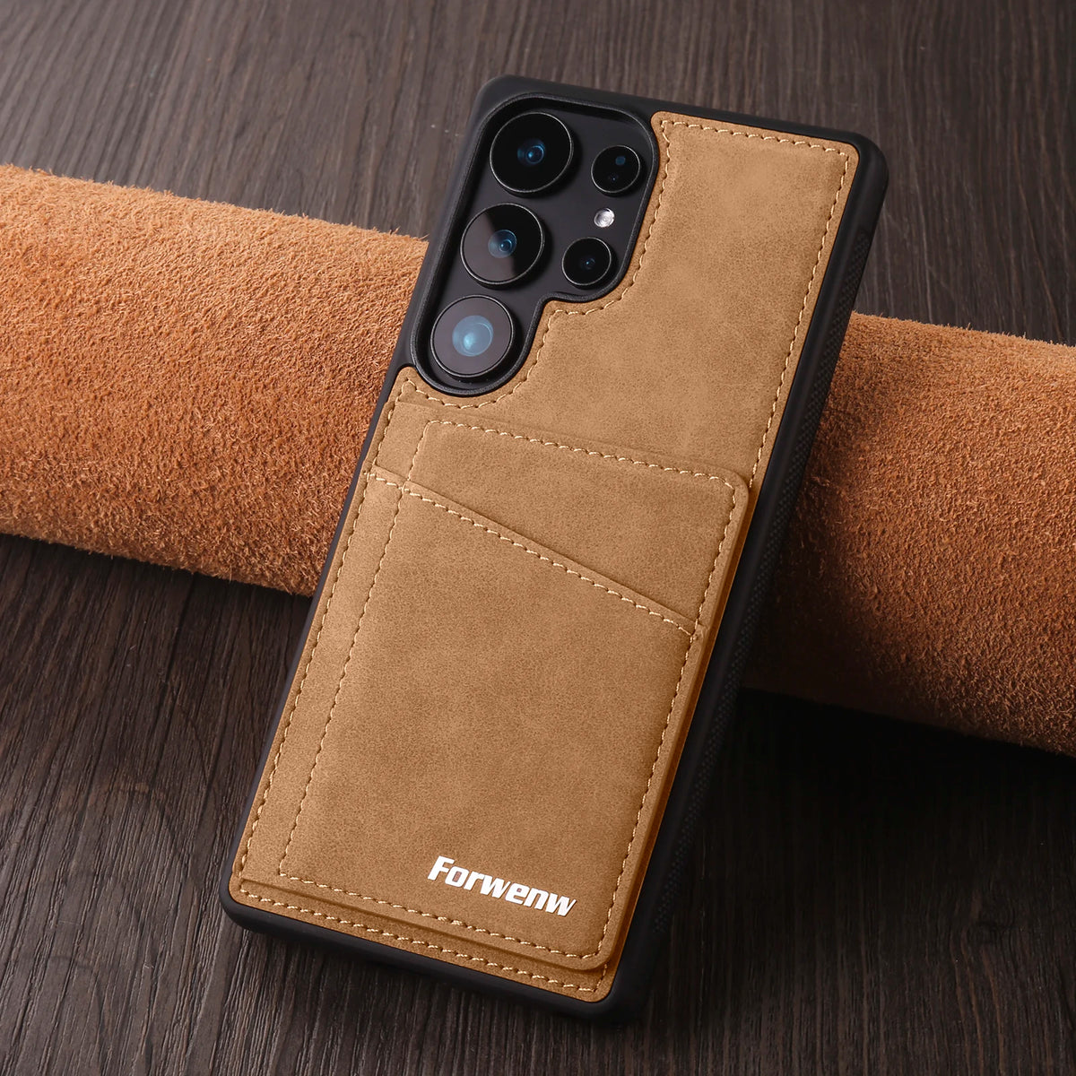 Leather Case for Samsung Galaxy S25 Edge S26 S24 Ultra S23 S22 S21 Plus S20 FE A16 A36 A56 A15 A35 A55 A54 A14 A17 Phone Cover