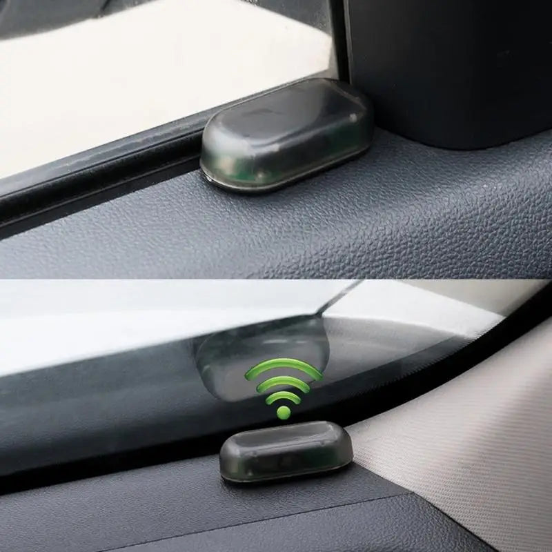 400B Car Solar Power Alarm Lamp Security System Dashboard Warning LED Lamp