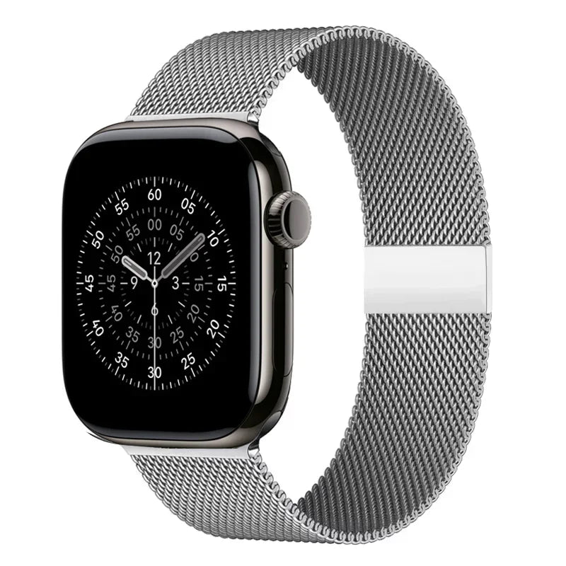 Milanese loop strap For Apple Watch band 11 46mm 44mm 40mm 41mm 42mm 45mm bracelet iwatch series 10 8 7 6 5 4 SE 9 Ultra 3 49mm
