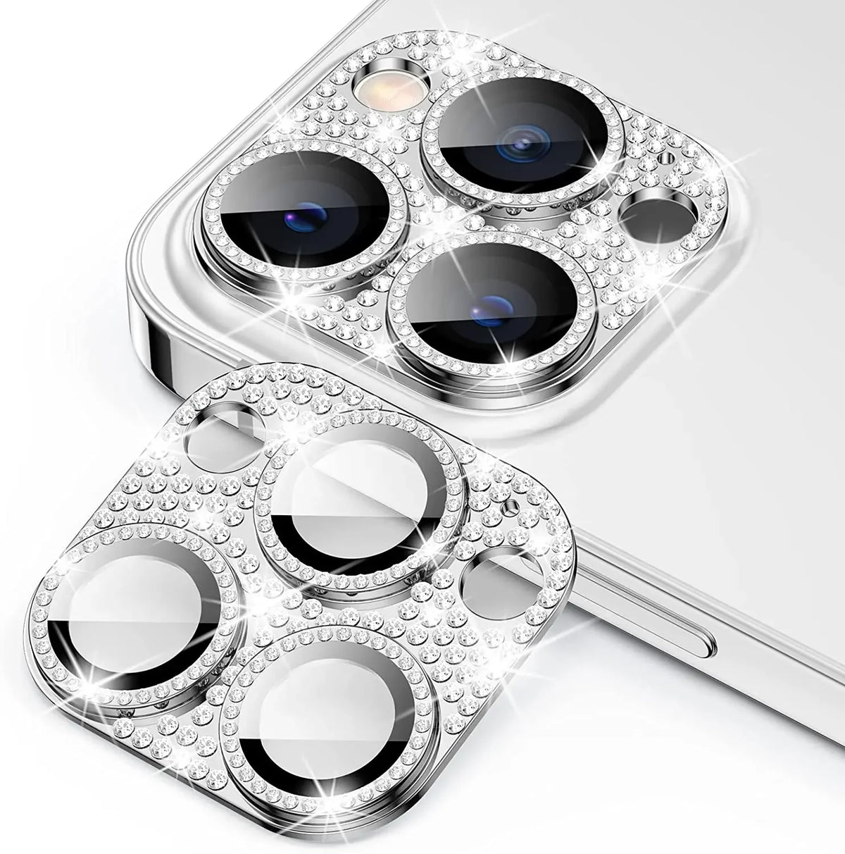 Diamond Camera Lens Protector For IPhone 16 13 12 11 Pro Max Mini Metal Lens Protection For IPhone 15 14 Pro Max 16 Plus Glasses