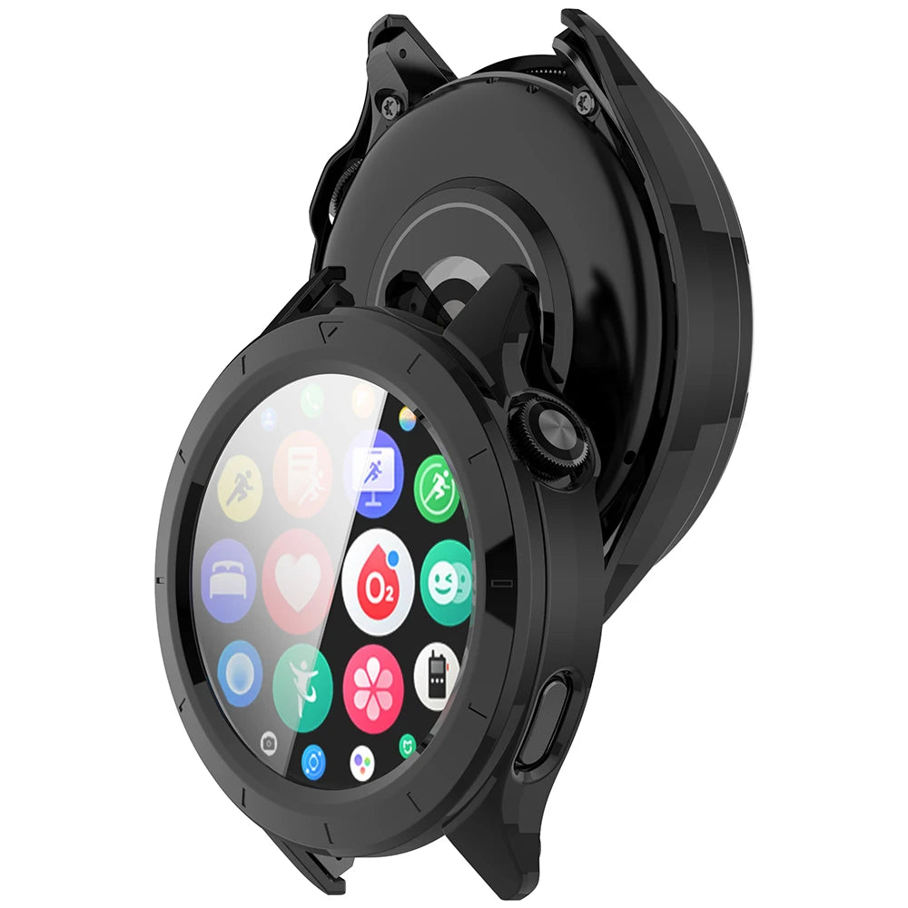 PC Case + Tempered Glass For Xiaomi Watch S4 Full Shell Screen Protector Bumper Cover For Xiaomi Watch S4 eSIM Smart Accessorie
