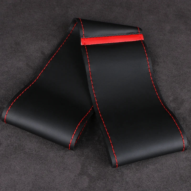 Universal PU Leather Automotive Steering Wheel Cover Soft Leather Cover Steering Wheel Braid DIY Car Accessories Hand Sewing