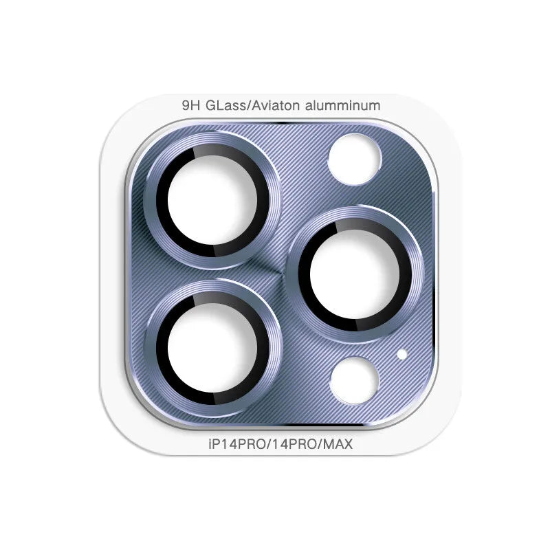 Tempered Glass Metal Camera Lens Protector for Apple iPhone 14 15 16 17 Pro Max Easy Install Camera Lens Protector Case