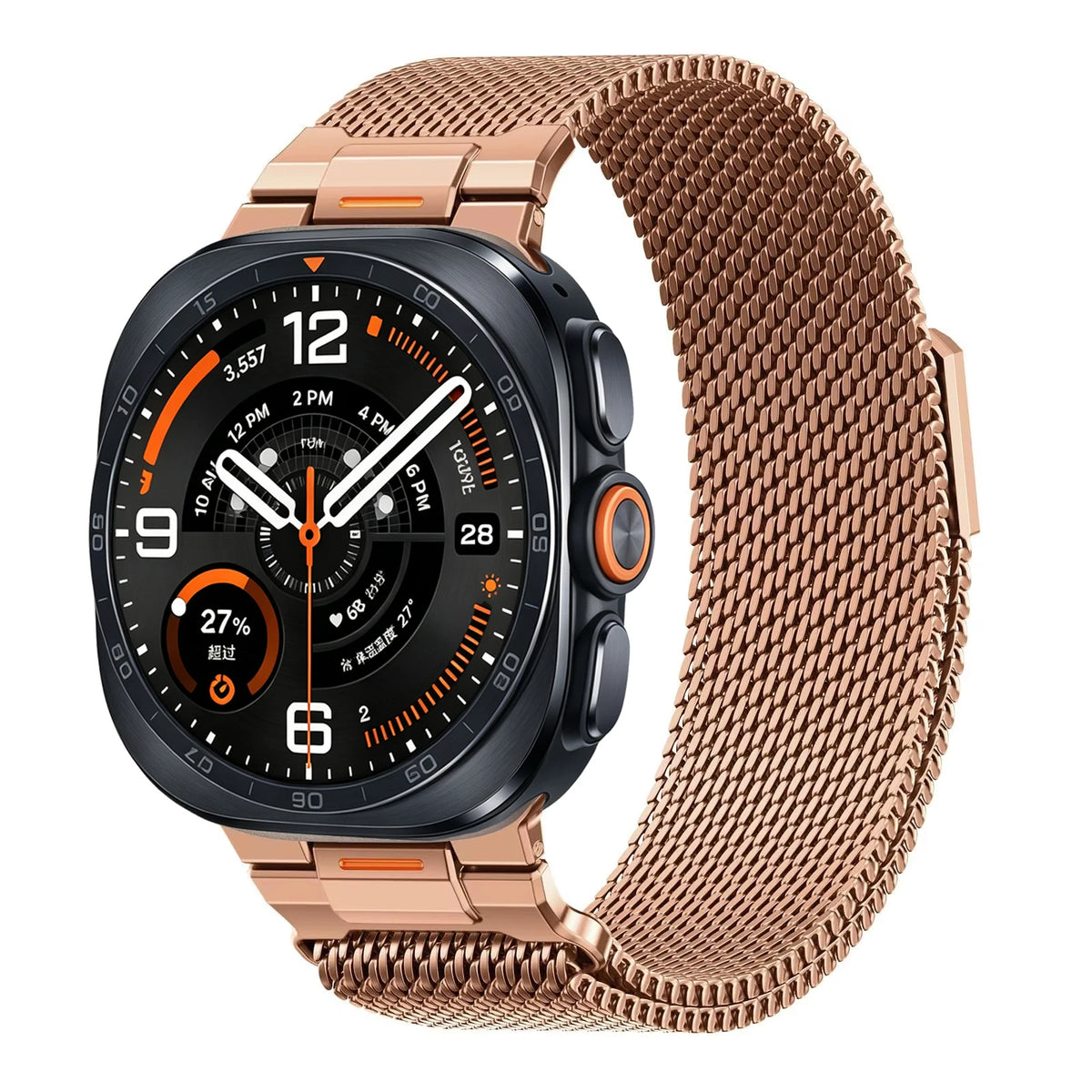 Metal Milanese Loop Band For Samsung Galaxy Watch Ultra 2 Strap 47mm Bracelet Correa Galaxy Watch 9 8 8 Classic 44mm 40mm 46mm